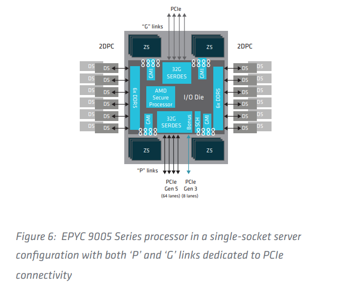 AMD Turin 1P configuration