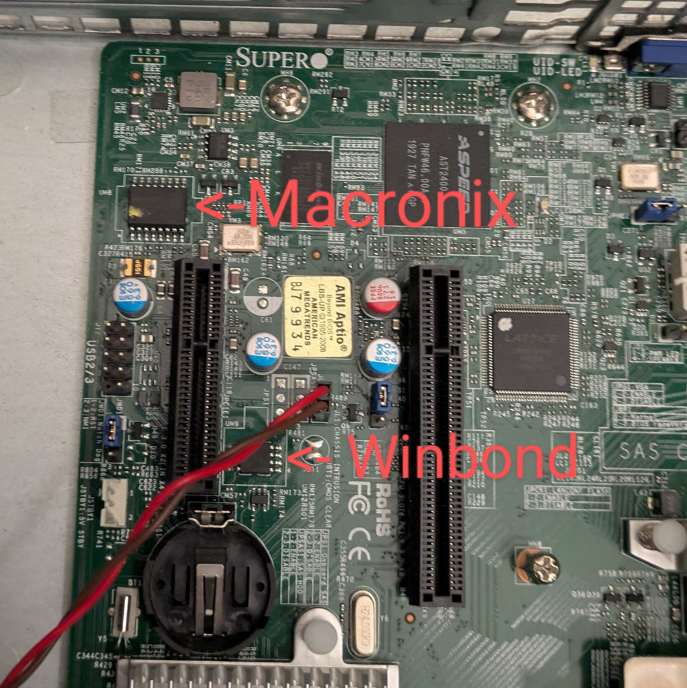 X11SSH partial board view